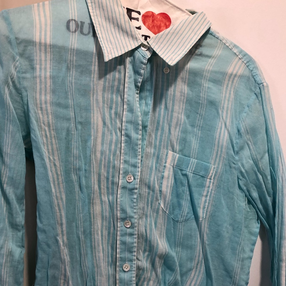 Theory button down shirt